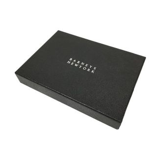 バーニーズニューヨーク(BARNEYS NEW YORK)の新品箱付BARNEYS NEWYORKバーニーズニューヨークカードケースネイビー(名刺入れ/定期入れ)