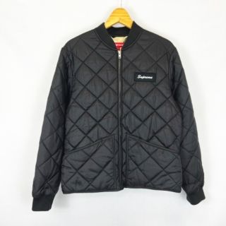 シュプリーム(Supreme)のSUPREME Color Blocked Quilted Jacket 黒 S(ブルゾン)