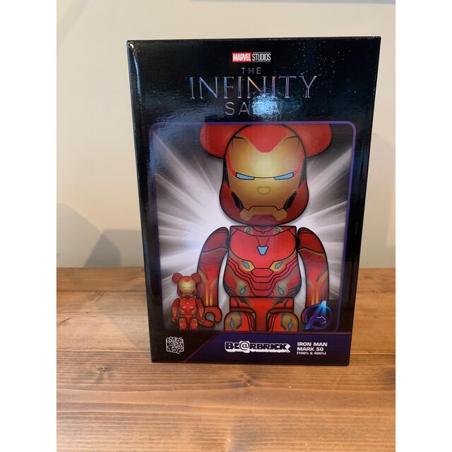 BE@RBRICK IRON MAN MARK 50  100％ & 400％