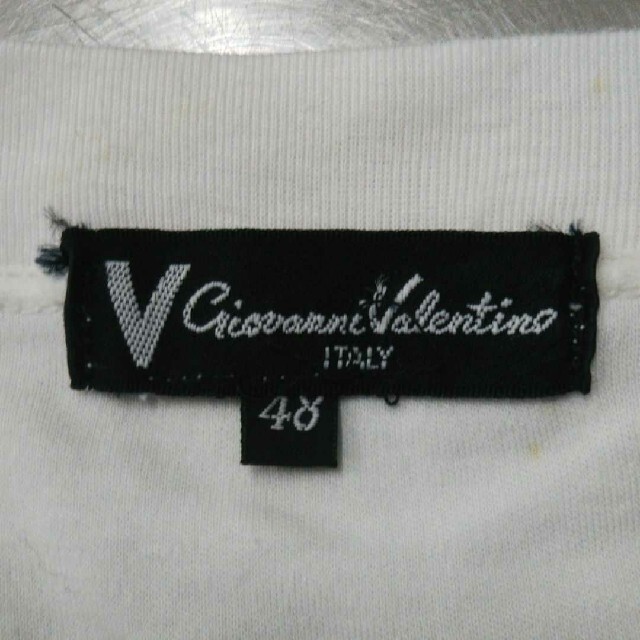 【未使用】Giovanni Valentino Tシャツ  ◾️しみ有り◾️ メンズのトップス(Tシャツ/カットソー(半袖/袖なし))の商品写真