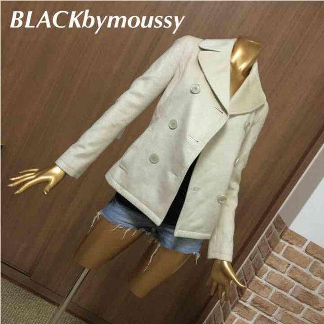 BLACK by moussy(ブラックバイマウジー)のBLACKbymoussy☆ショートピーコート ジャケット レディースのジャケット/アウター(ピーコート)の商品写真