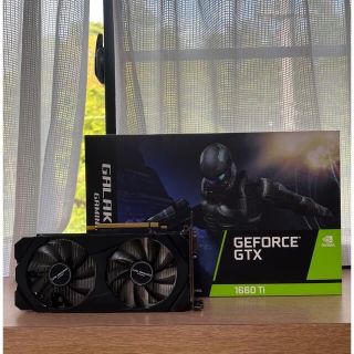 玄人志向 GG-GTX1660Ti-E6GB/DF(PCパーツ)