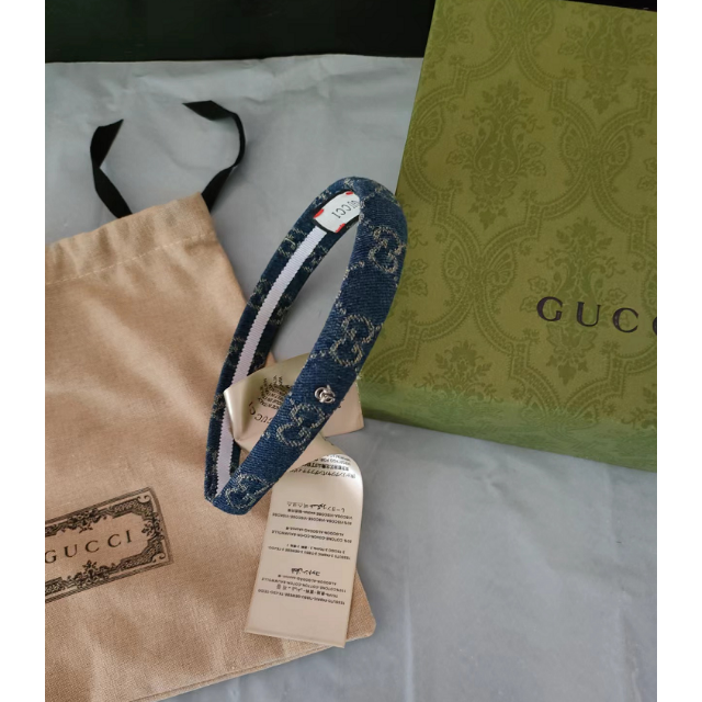 GUCCI GGデニム カチューシャ