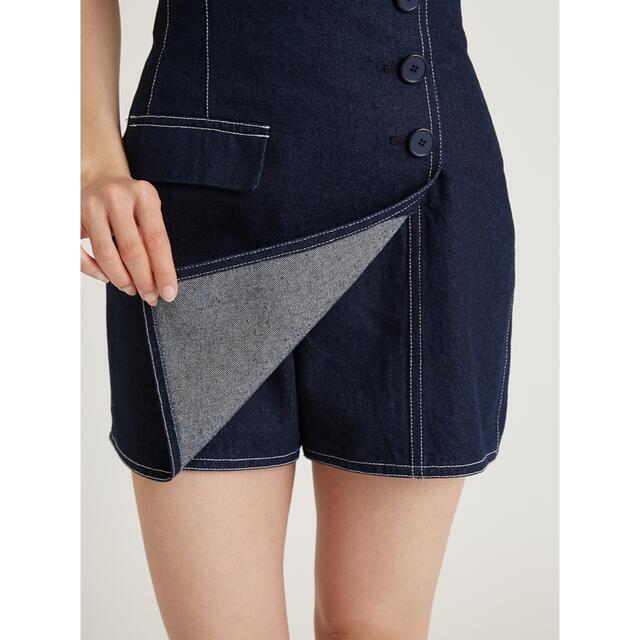 スナイデル Sustainable ハイウエストキュロットショートパンツ www