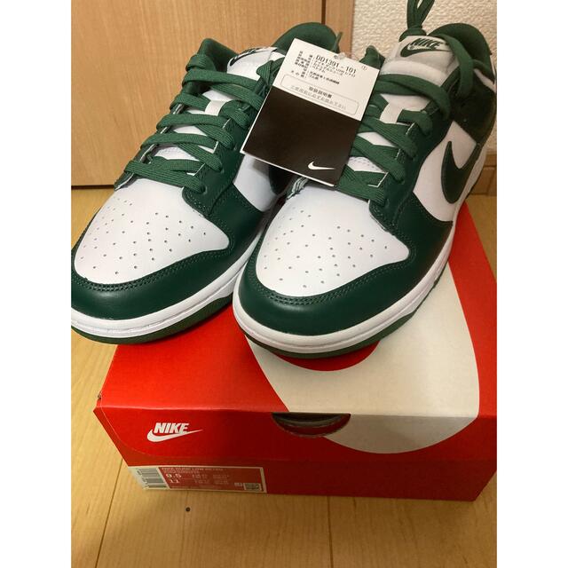 新品未使用】NIKE DUNK LOW TEAM GREEN 27.5 年末のプロモーション特価