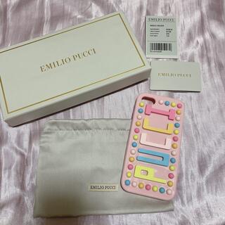 エミリオプッチ(EMILIO PUCCI)のエミリオプッチ　iPhone8ケース　ピンク　美品(iPhoneケース)