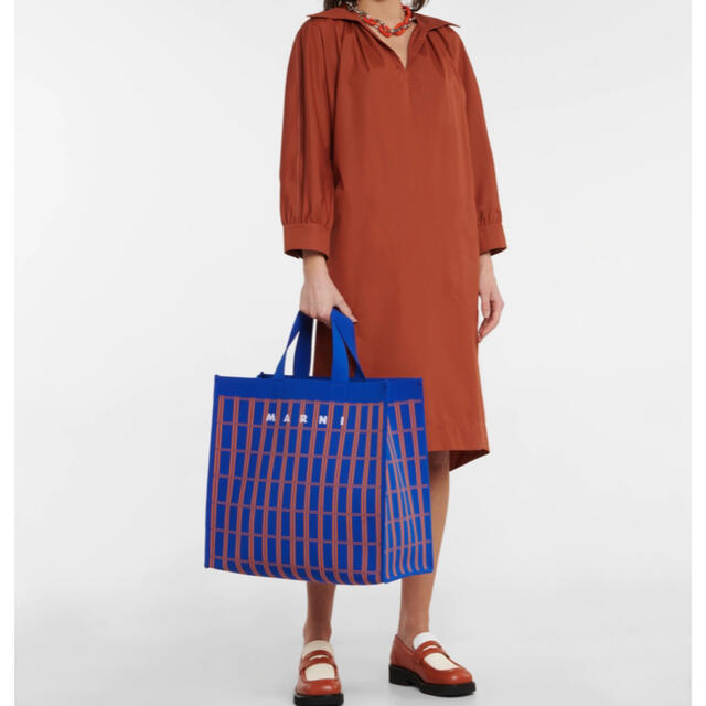 新品未使用 MARNI ジャカードニット トートバッグ