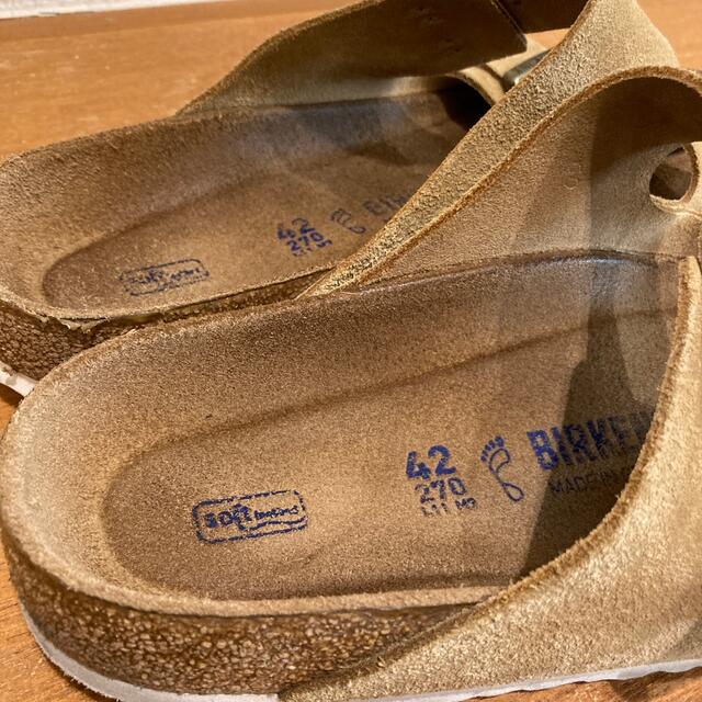 BIRKENSTOCK(ビルケンシュトック)のBIRKENSTOCK  ARIZONA スウェード ソフトフットベッド メンズの靴/シューズ(サンダル)の商品写真