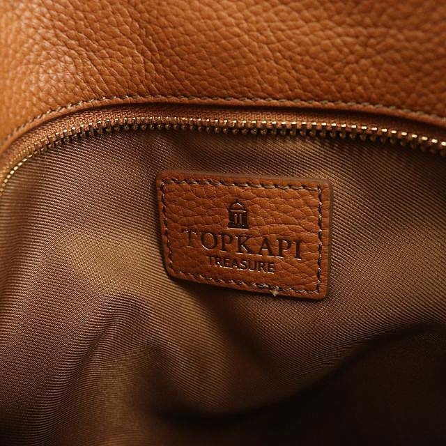 TOPKAPI(トプカピ)のトプカピ バケツバッグ ハンドバッグ ワンハンドル ファー 茶 ブラウン ■OS レディースのバッグ(ハンドバッグ)の商品写真
