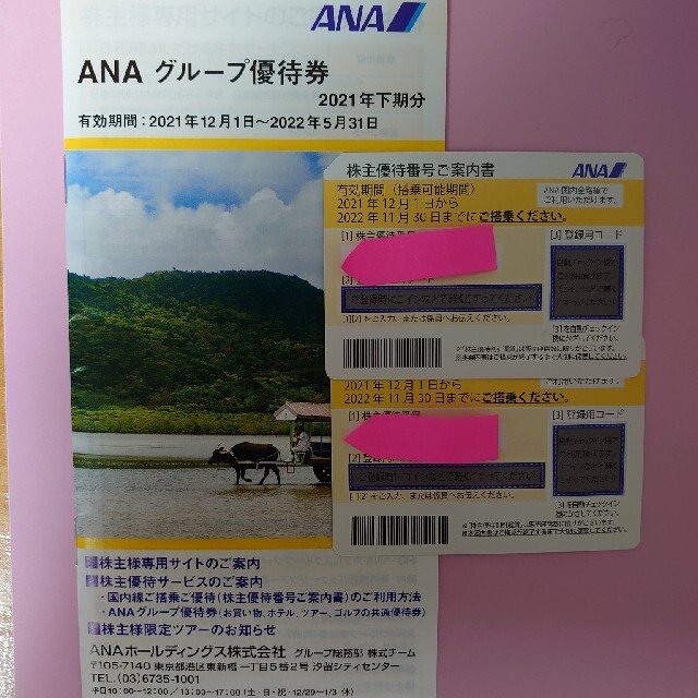 ANA株主優待 チケットの優待券/割引券(その他)の商品写真