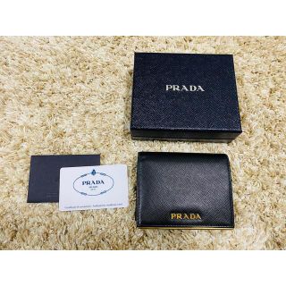 プラダ(PRADA)のプラダ　PRADA 折りたたみ財布　サフィアーノ(財布)