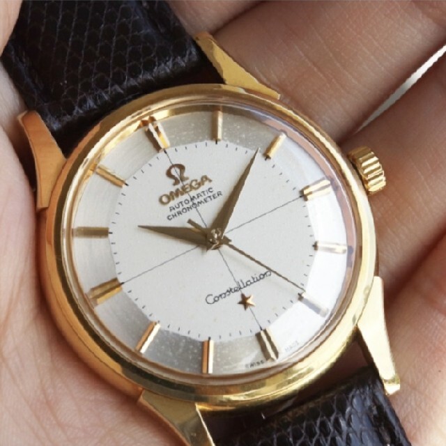 Omega オメガ コンストレーション アンティーク 18k 18金無垢 アーカイブ付 本物の通販 By おにぎり S Shop オメガならラクマ