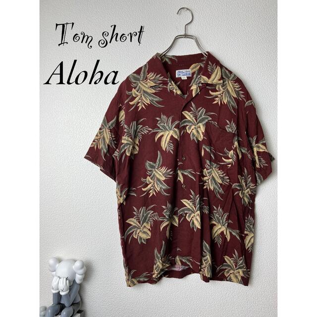 【夏定番】Tom Short アロハ レーヨン　woodボタン メンズのトップス(シャツ)の商品写真