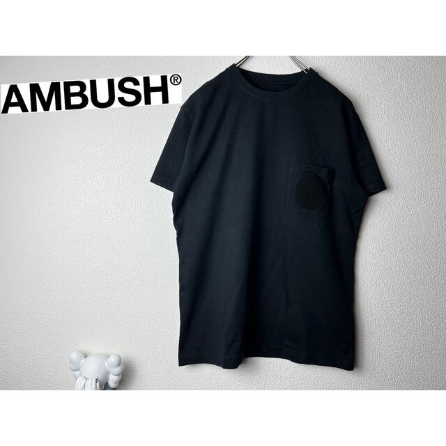【シンプル】AMBUSH ワンポイントパッチ 　ポケット　Tシャツ
