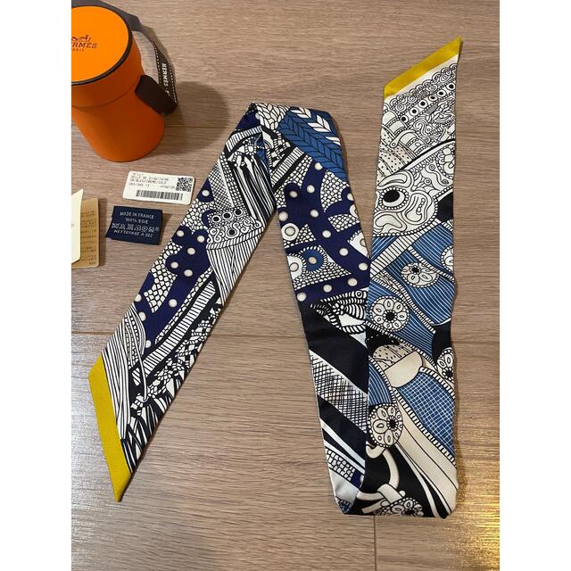 しくお Hermes 高官の鞍 ブルー系の通販 by ♡'s shop|エルメス
