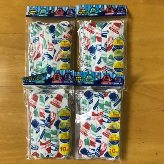 プラレール  不織布子供マスク　4袋(外出用品)