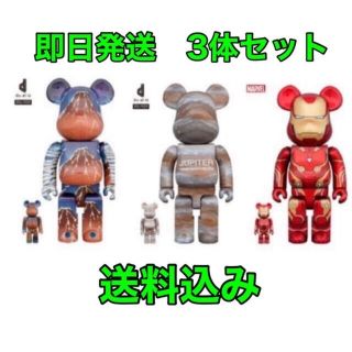 ベアブリック(BE@RBRICK)のMEDICOM TOY EXHIBITION’22 BE@RBRICK 3体(キャラクターグッズ)