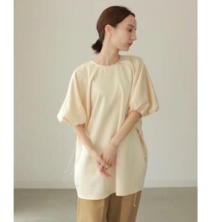 トゥデイフル(TODAYFUL)のsatin gather sleeve blouse(シャツ/ブラウス(半袖/袖なし))