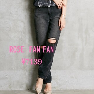 ローズファンファン(ROSE FANFAN)の新品タグW92〜★ROSE FANFAN(デニム/ジーンズ)