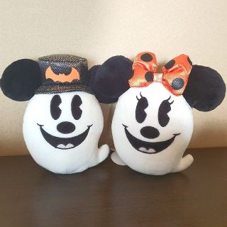 ディズニー(Disney)の[MM-16] ミッキー&ミニー 2009ハロウィン おばけ ぬいぐるみセット(ぬいぐるみ)