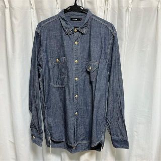 キューン(CUNE)のCUNE デニムシャツ　シャンブレーシャツ　サンプル品(シャツ)