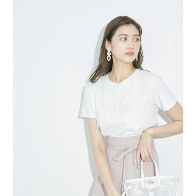 jill by jillstuart リサイクルコットンシシュウロゴTシャツ 2
