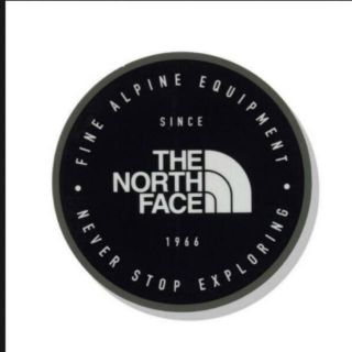 ザノースフェイス(THE NORTH FACE)の【未開封新品】ノースフェイス　ステッカー　シール　黒色　耐水性　直径65mm (その他)