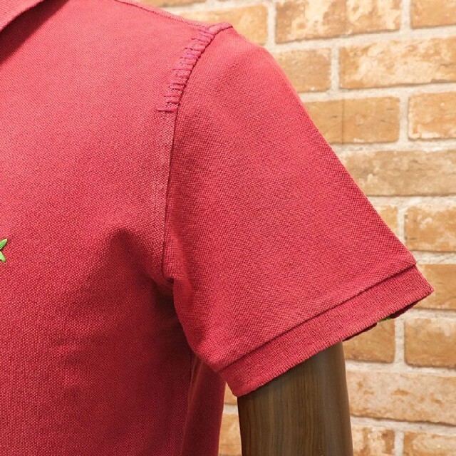 【定価1.7万円】Project e ポロシャツ 半袖 赤 3