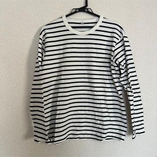 ユニクロ(UNIQLO)のUNIQLO ボーダーカットソー 長袖(Tシャツ/カットソー(七分/長袖))