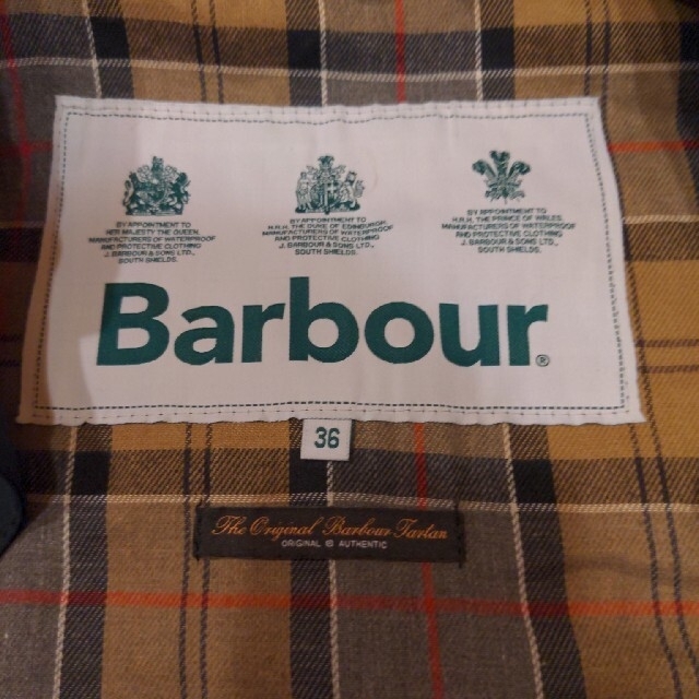 BARBOUR SINGLE BREASTED 2LAYER 36 NAVY