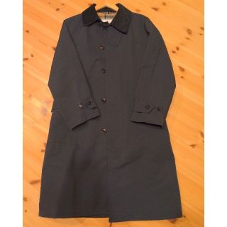 バーブァー(Barbour)のBARBOUR SINGLE BREASTED 2LAYER 36 NAVY中古(ステンカラーコート)