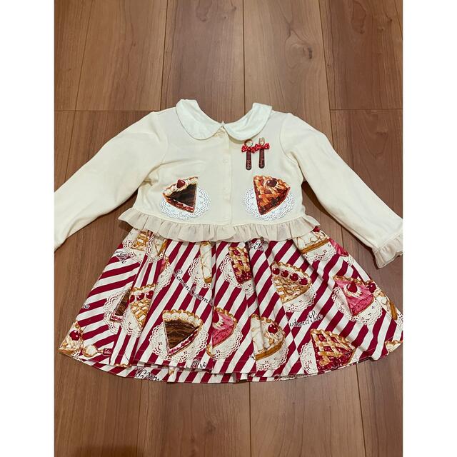 シャーリーテンプル　アメリカンパイセットキッズ服女の子用(90cm~)