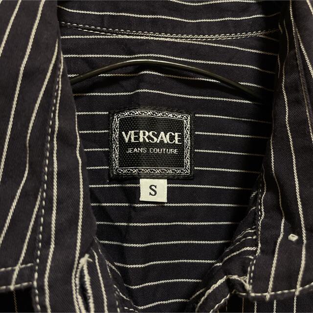 VERSACE】激レア!!ストライプ♡メデューサボタン♡ノースリーブ ...