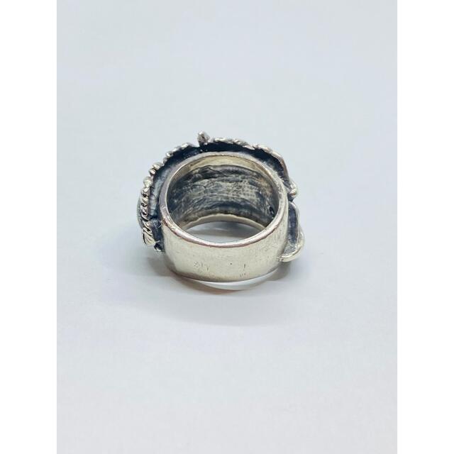 【重厚】silver925 フェザー スターストーン シルバーリング®️4 メンズのアクセサリー(リング(指輪))の商品写真