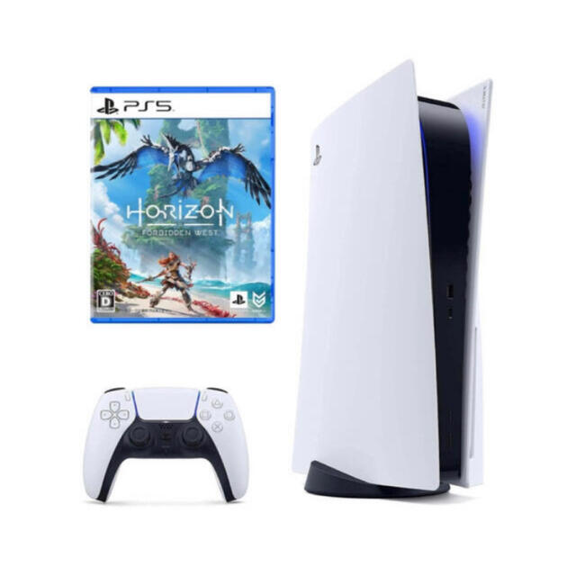 PlayStation(プレイステーション)のPlayStation 5 Horizon Forbidden West ps5 エンタメ/ホビーのゲームソフト/ゲーム機本体(家庭用ゲーム機本体)の商品写真