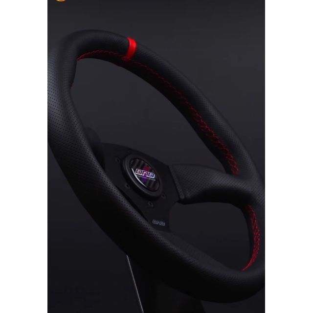 半額SALE/ DND ツーリング パンチングレザー レッドステッチ