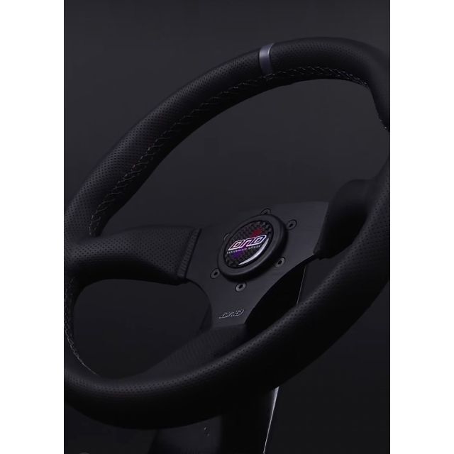 DND ツーリング パンチングレザー グレーステッチ ステアリング USDM