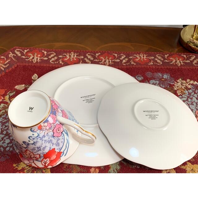 ウェッジウッド バタフライブルーム カップ&ソーサー プレート ウェッジウッド バタフライブルーム カップ&ソーサー プレート