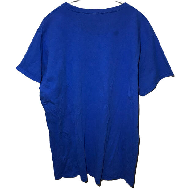 GILDAN(ギルタン)の【希少】ギルダン Gildan Tシャツ L 青 ヴィンテージ 輸入古着 レディースのトップス(Tシャツ(半袖/袖なし))の商品写真