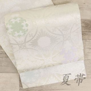 《vivian様専用★2点＋新品袋帯『絽』唐織＊七宝繋ぎ■HS8-4FC6-1》(着物)