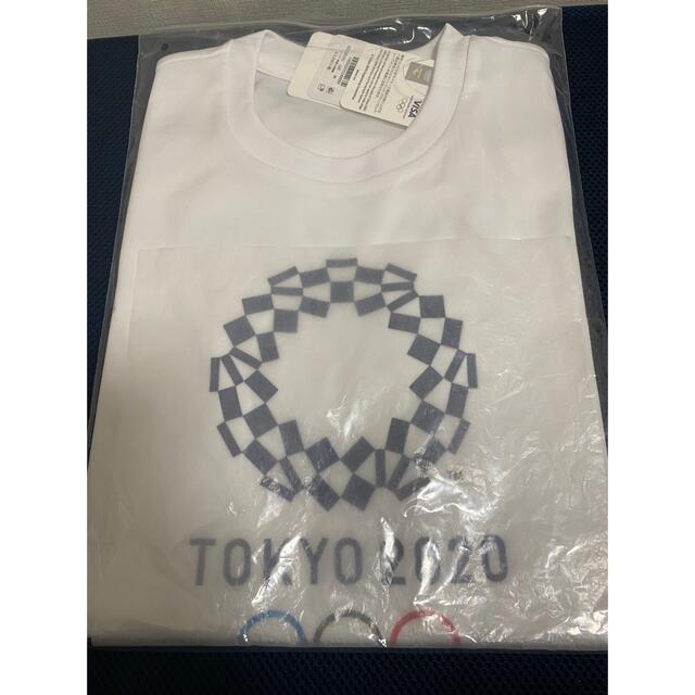 asics(アシックス)のAsics 東京オリンピック公式 Tシャツ　L ホワイト スポーツ/アウトドアの野球(記念品/関連グッズ)の商品写真