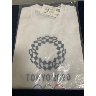 アシックス(asics)のAsics 東京オリンピック公式 Tシャツ　L ホワイト(記念品/関連グッズ)