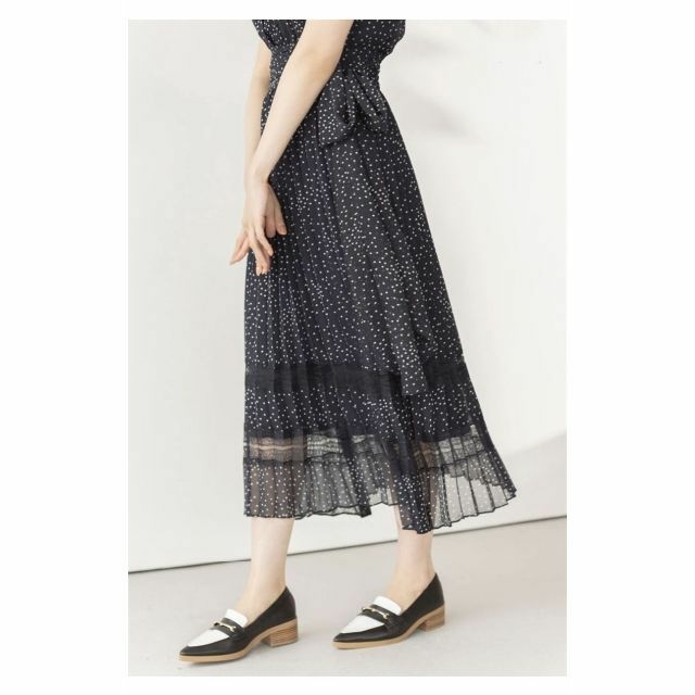 Her lip to(ハーリップトゥ)のハーリップトゥ Two-Tone Bit Loafers ブラック×ホワイト L レディースの靴/シューズ(ローファー/革靴)の商品写真