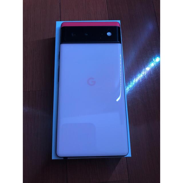 Google Pixel(グーグルピクセル)のGoogle Pixel 6 128GB 白ロム スマートフォン スマホ/家電/カメラのスマートフォン/携帯電話(スマートフォン本体)の商品写真