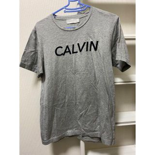 カルバンクライン(Calvin Klein)の［再値下げ　美品］カルバンクラインプラチナム 刺繍ロゴTシャツ Mサイズ(Tシャツ/カットソー(半袖/袖なし))