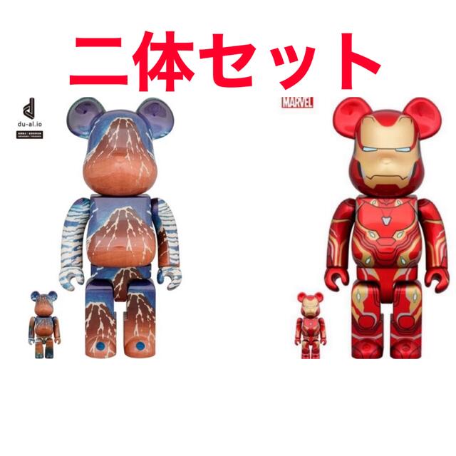 MEDICOM TOY exhibition BE@RBRICK 葛飾北斎フィギュア