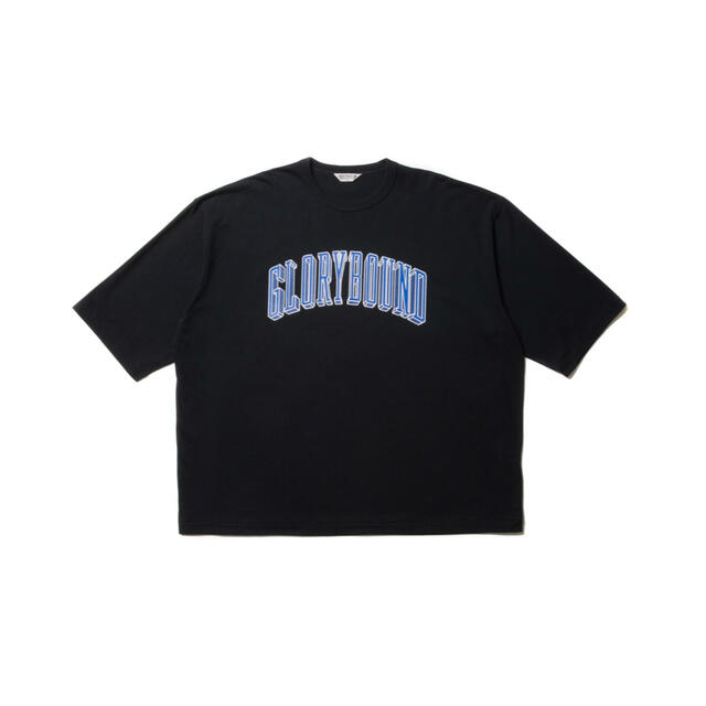 Print Oversized S/S Tee (COLLEGE) ブラックS