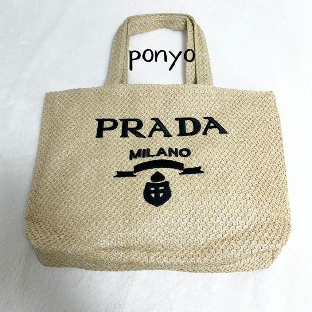 新品ブラック ノベルティ トートバッグ prada