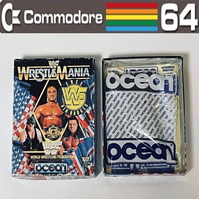 WF WRESTLEMANIA [COMMODORE 64]