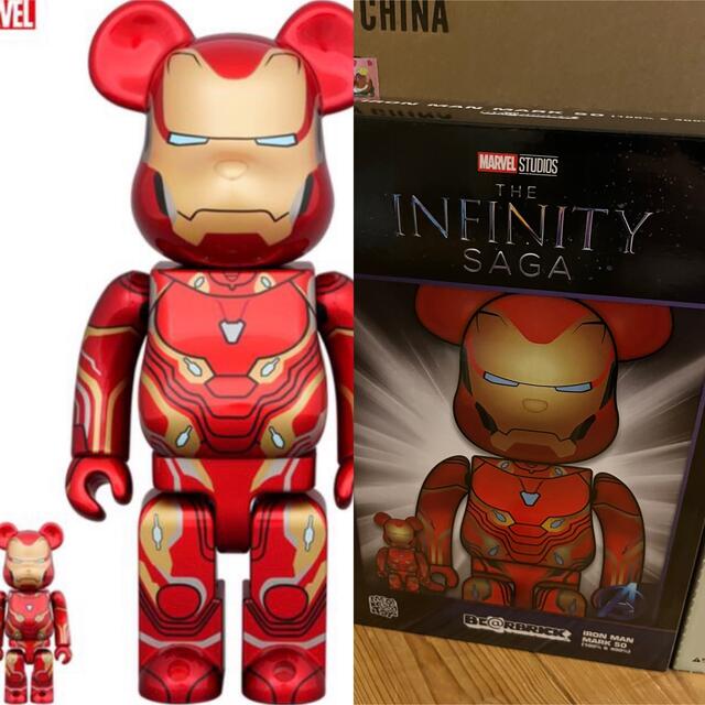 BE@RBRICK IRON MAN MARKベアブリック メディコムトイ 愛用 15680円